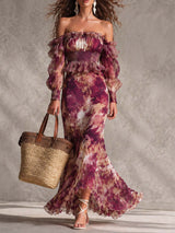 Glorianna™ Floral Off-Shoulder Maxi Dress