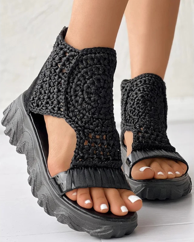 Tatum™ Braided Knit Platform Sandals
