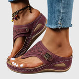Silvana™ Striped Flip-Flop Sandals